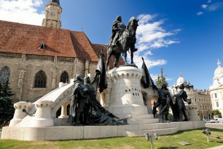 Mátyás szobor, Kolozsvár